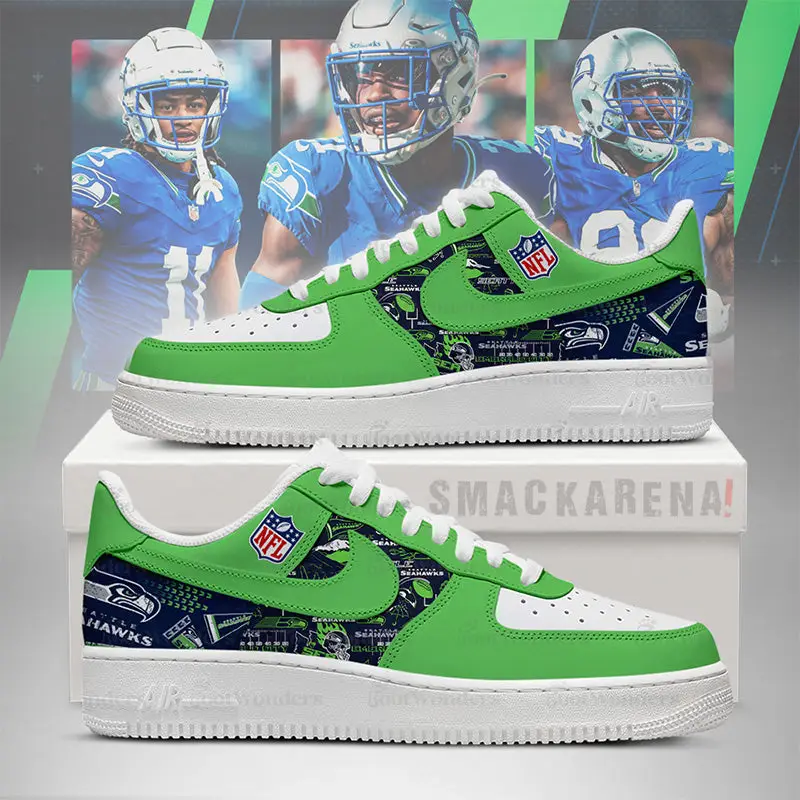 Seattle Seahawks Air Force 1 Shoes - NFL Fan Edition | OA23