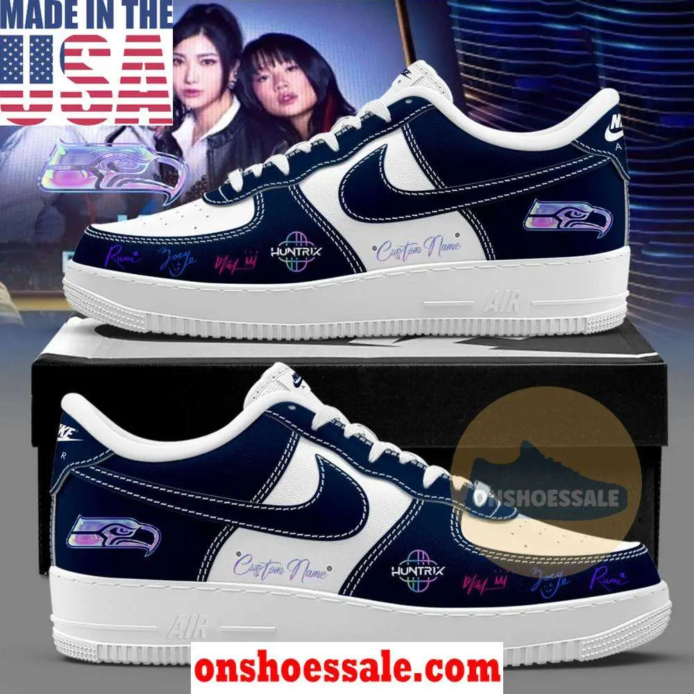 Seattle Seahawks Kpop Demon Hunters Air Force 1 Shoes, Gift For Fans - Best Gift Shoes Seattle Seahawks Kpop Demon Hunters Air Force 1 Shoes, Gift For Fans - Best Gift Shoes - Image 1