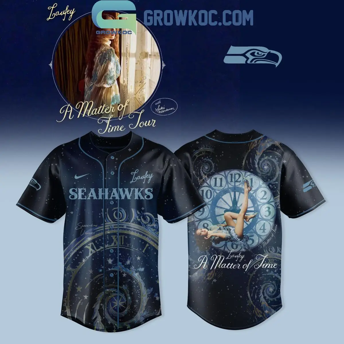 Seattle Seahawks Laufey A Matther Of Time Tour 2025 Jersey