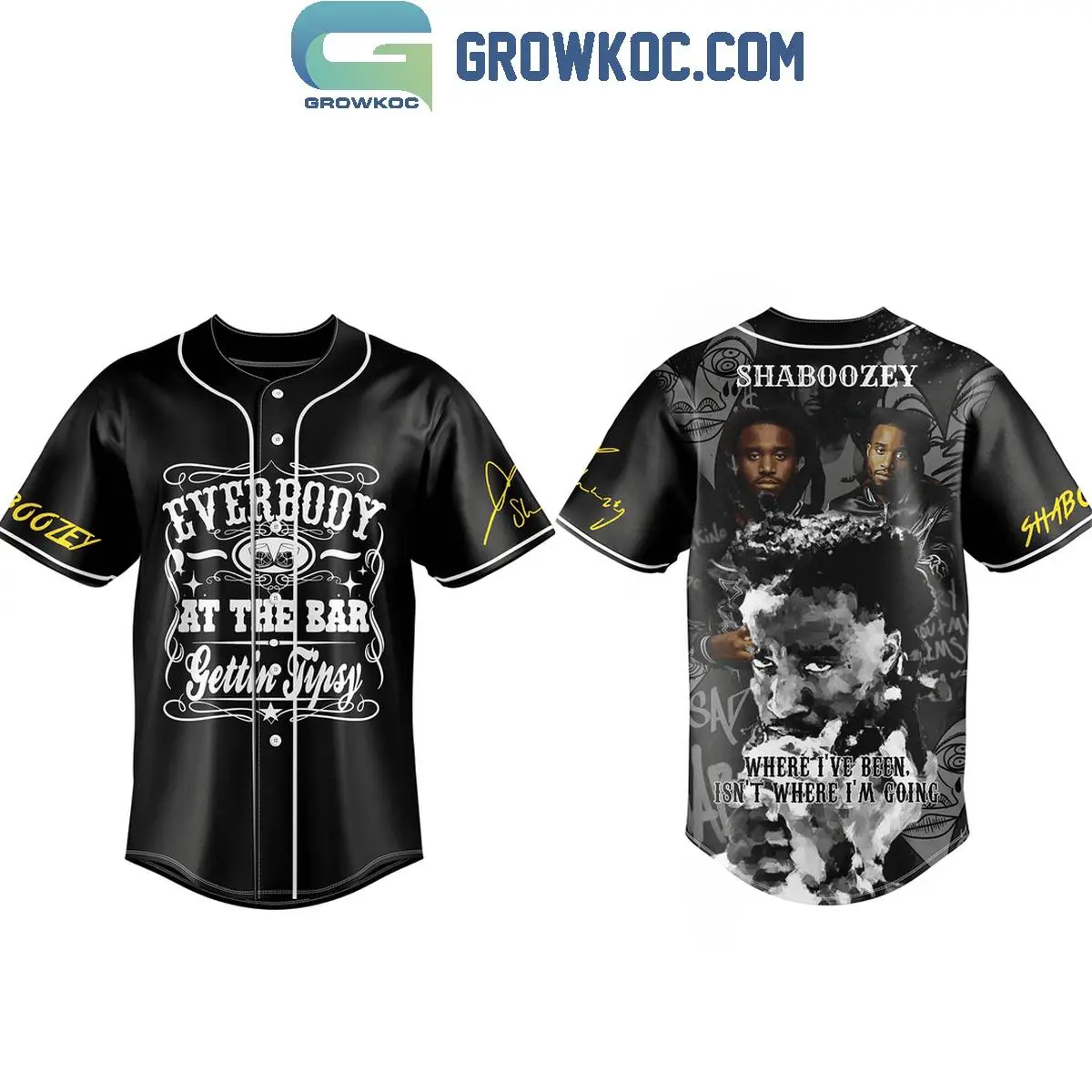 Shaboozey Where I've Been Isn't Where I'm Going Baseball Jersey