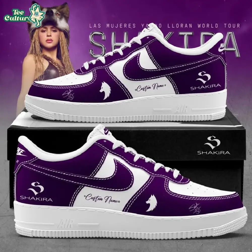 Shakira Tour EU 2026 Premium Purple Air Style Sneaker Limited Edition