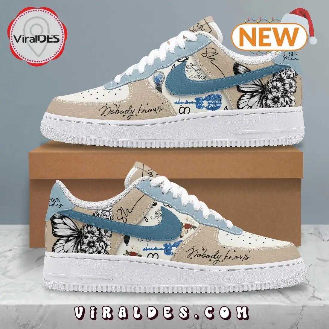 Shawn Mendes Signatures 2024 Christmas Air Force 1