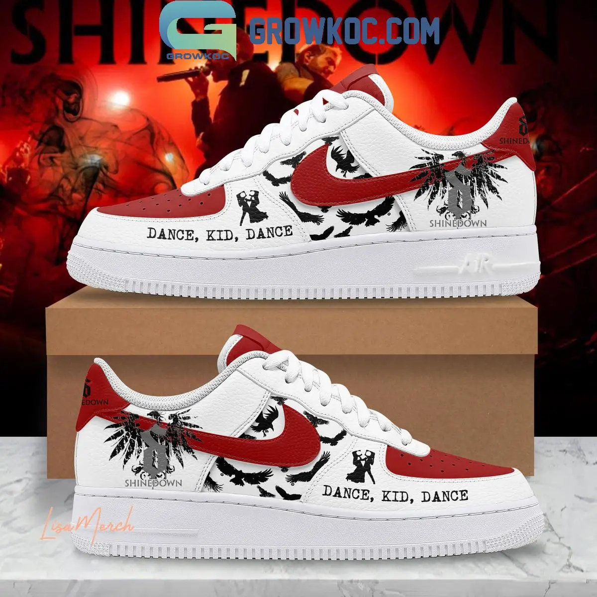 Shinedown Dance Kid Dance Air Force 1 Shoes