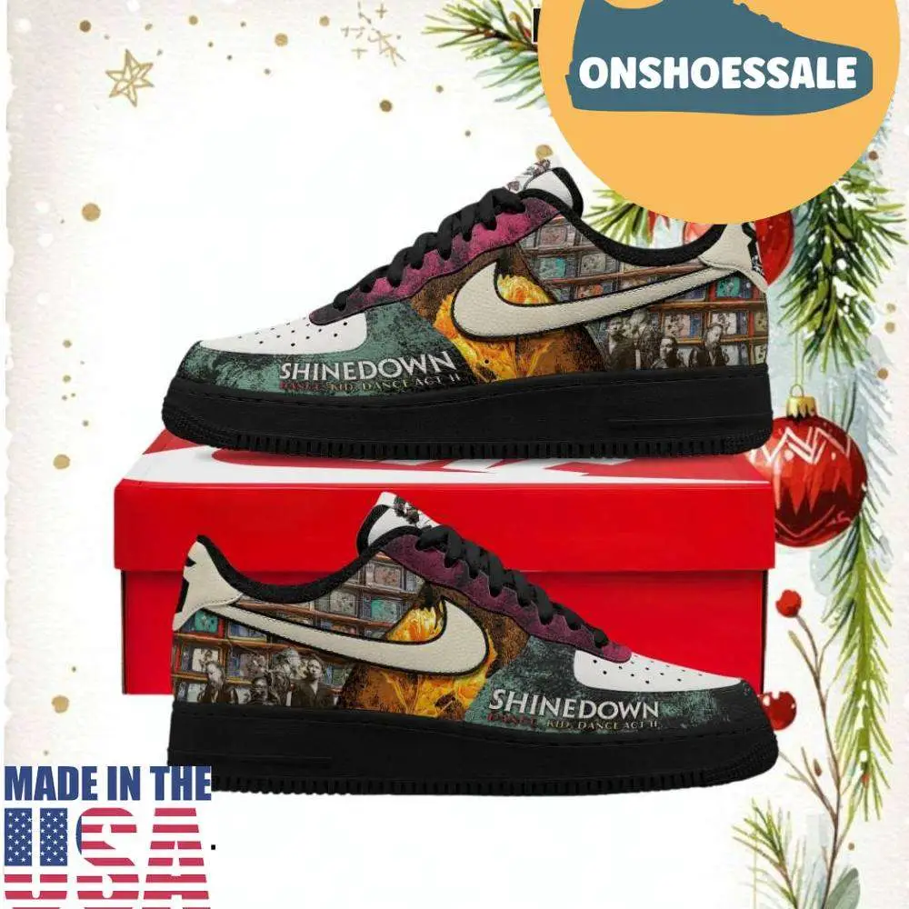 Shinedown Music Band Dance Kid Dance Act II Air Force 1 Shoes, Gift For Fans - Best Gift Shoes