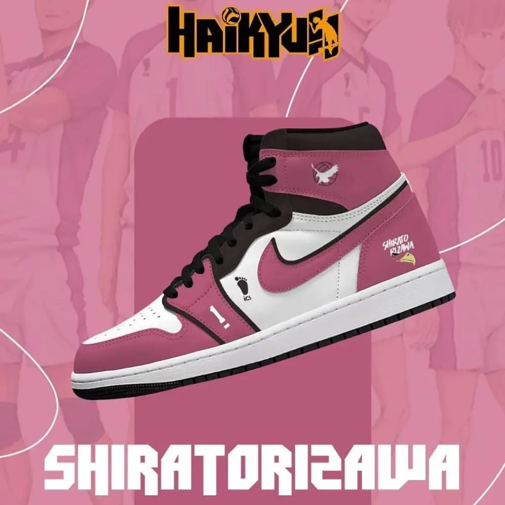 Shiratorizawa Haikyuu AJ1 High Top Shoes