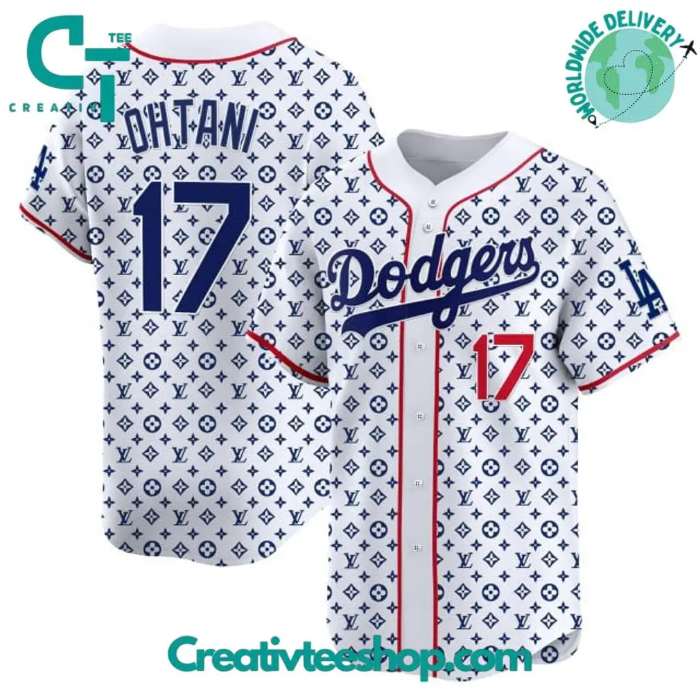Shohei Ohtani #17 Los Angeles Dodgers X Lv Special Design Baseball Jersey