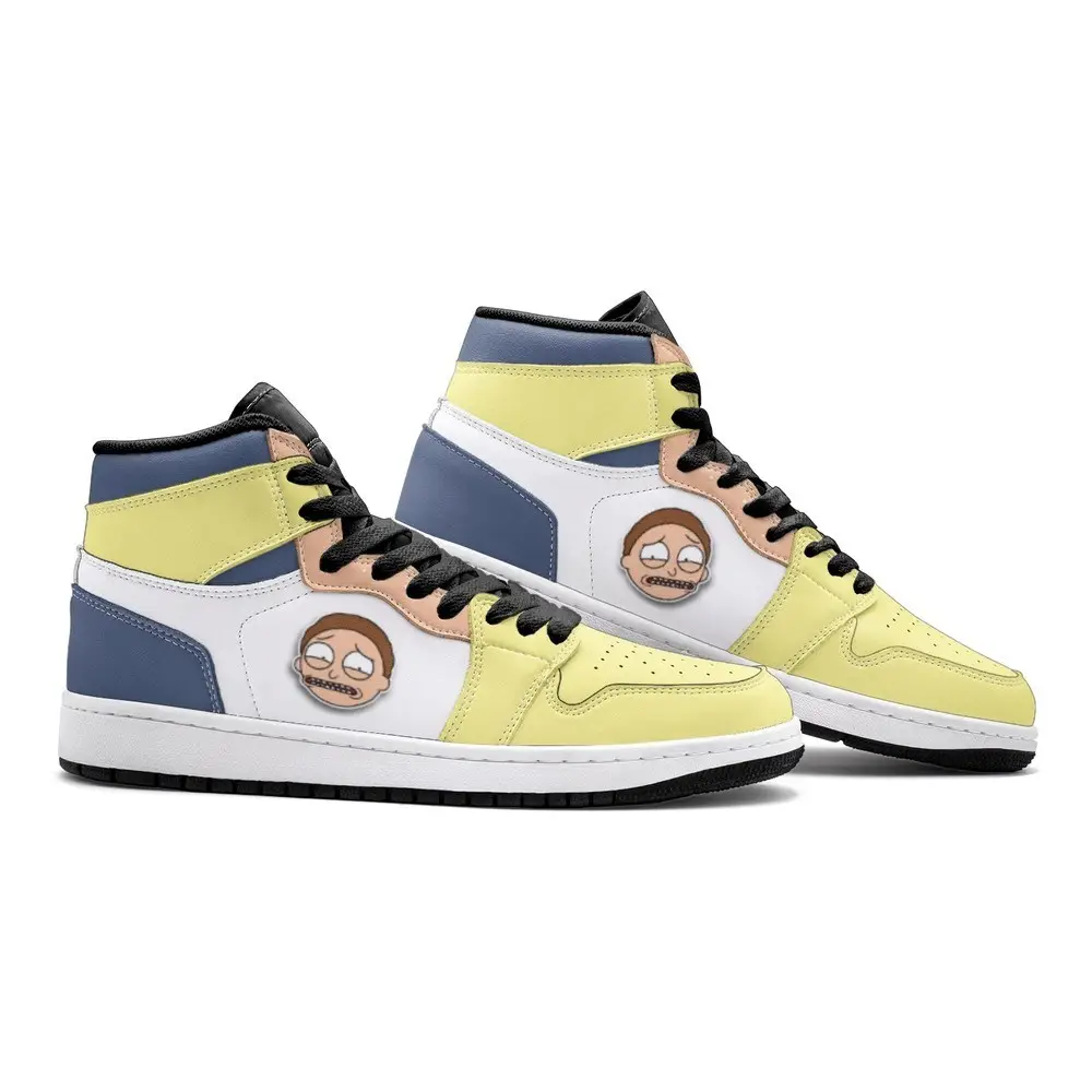 Sick Morty Rick And Morty Air Jordan 1 High Top Shoes