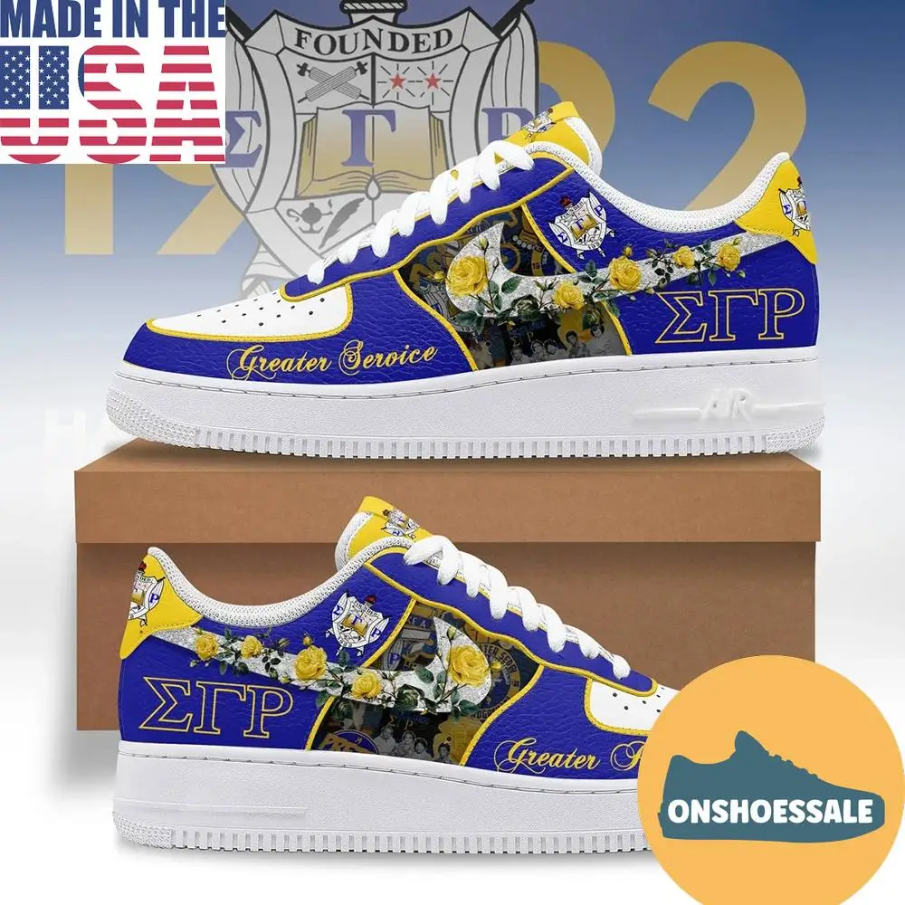 Sigma Gamma Rho Sgrho Air Force 1 Shoes Sneakers, Gift For Fans - Best Gift Shoes