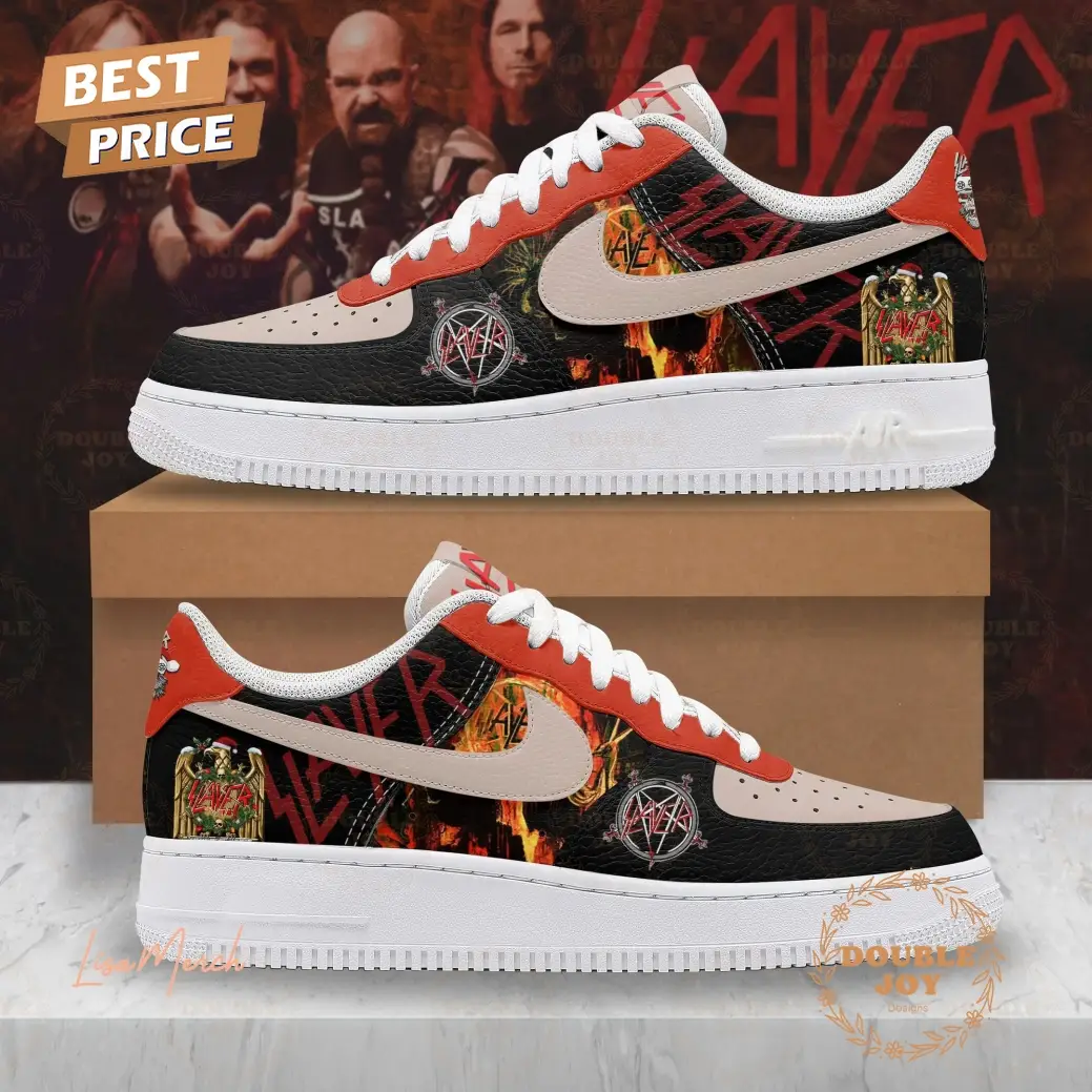 Slayer Band Limited Edition 2024 Air Force 1 Sneakers
