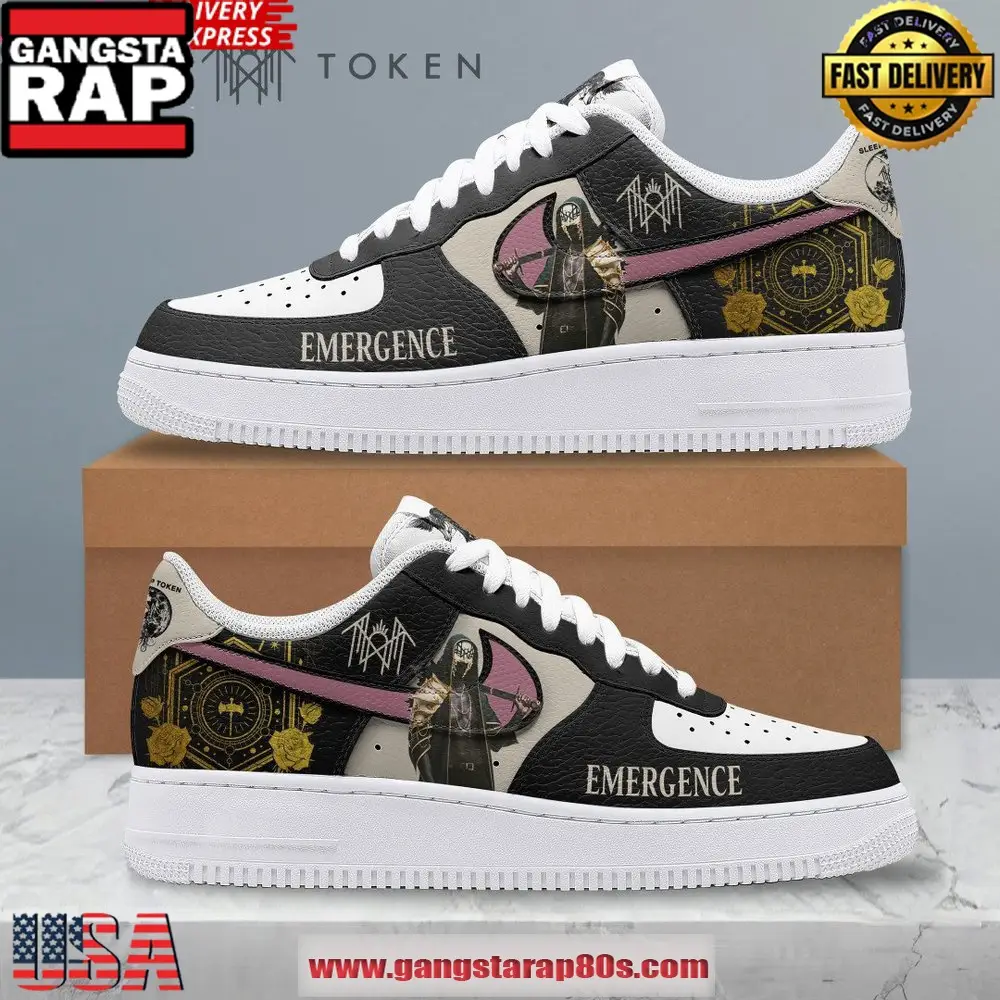 Sleep Token Emergence Limited Edition Air Force 1 Sneakers Shoes Sleep Token Emergence Limited Edition Air Force 1 Sneakers Shoes - Image 1