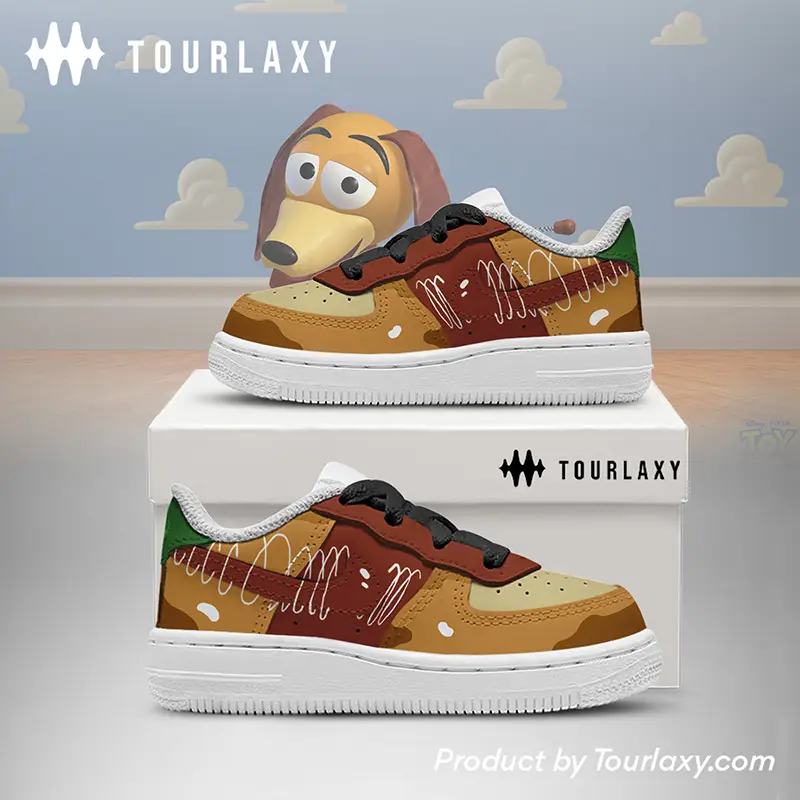 Slinkydog Toy Story Air Force 1 Shoes for Kid and Adults 