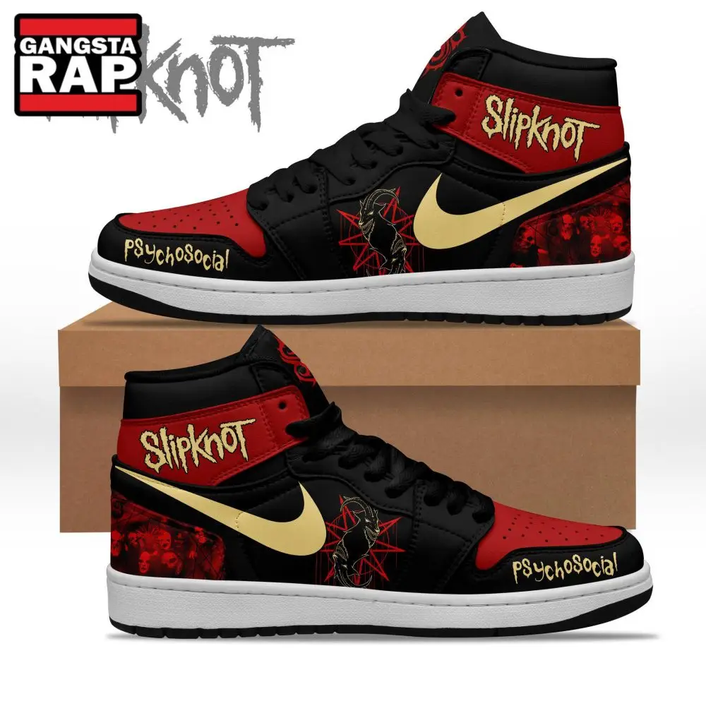 Slipknot Music Fans Gift Air Jordan 1 Hightop Shoes Slipknot Music Fans Gift Air Jordan 1 Hightop Shoes - Image 1