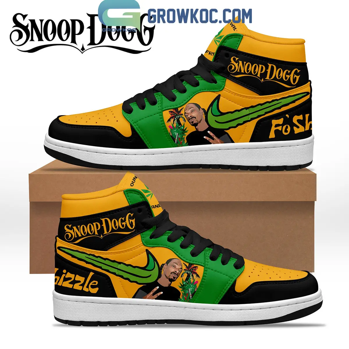 Snoop Dogg Drop It Like It's Hot Air Jordan 1 Shoes