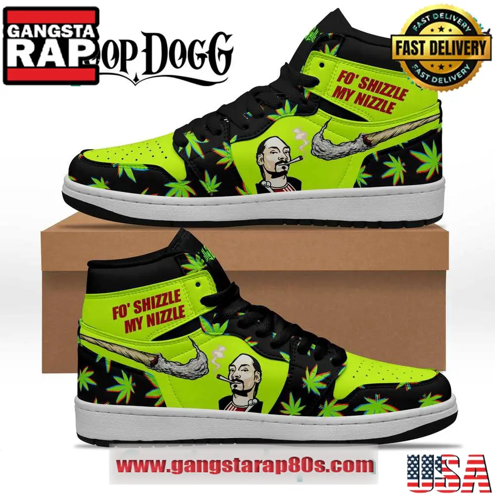 Snoop Dogg FO Shizzle My Nizzle Limited Edition Air Jordan 1 Sneakers Shoes