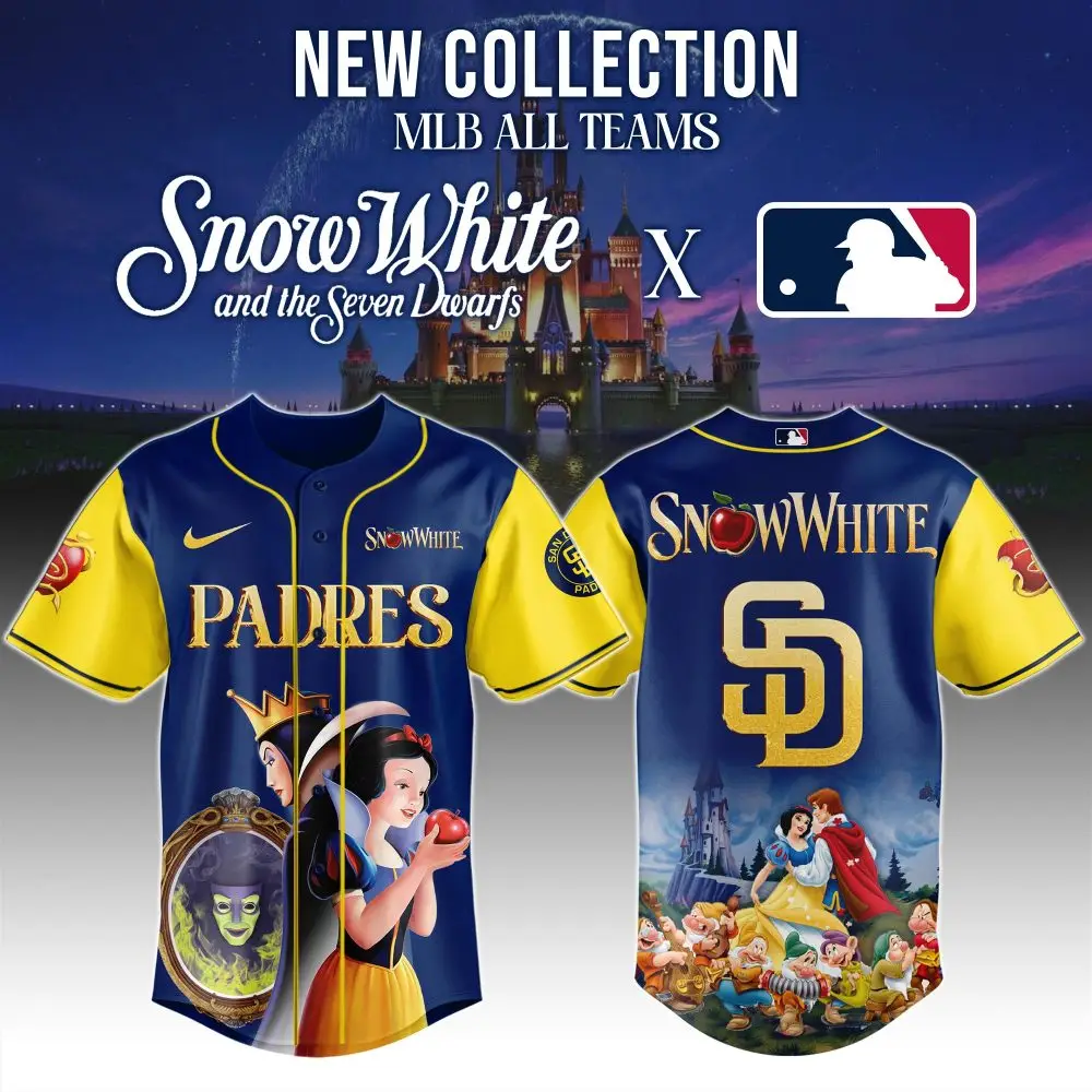 Snow White X Mlb Padres Jersey – Limited Edition All Teams Collection