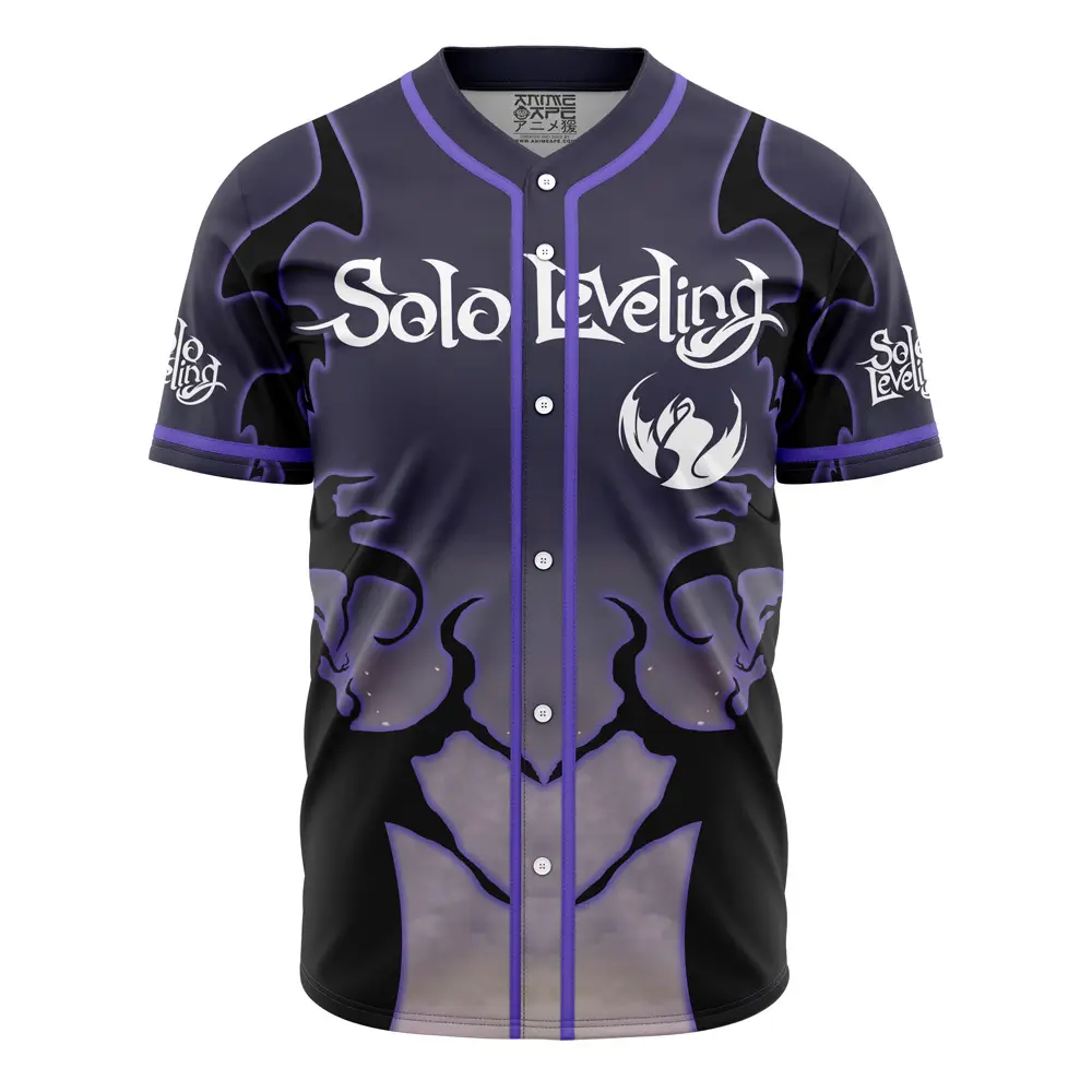 Solo Leveling Anime Baseball Jersey - Stylish Graphic Tee For Fans - Unisex Casual Wear