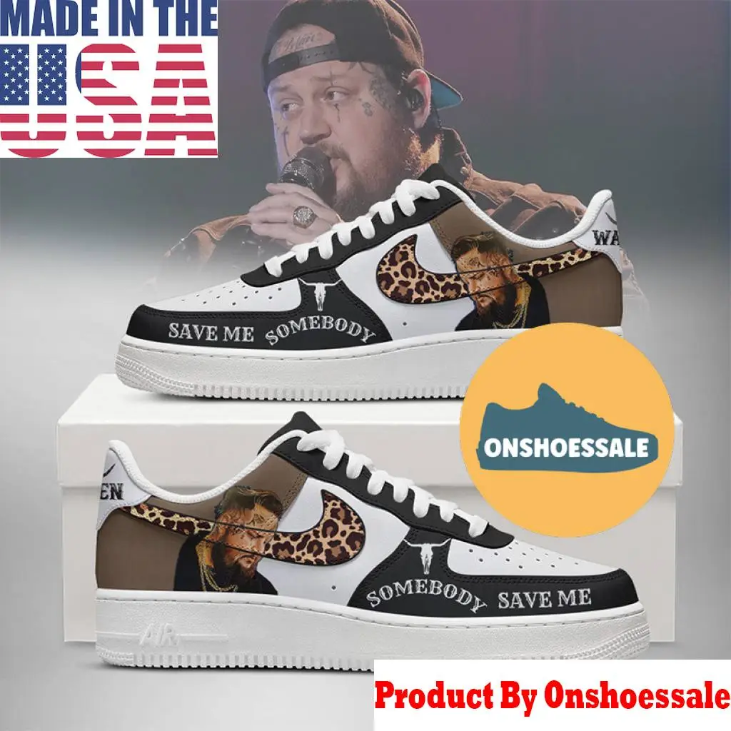 Somboday Save Me Jelly Roll AF1 Shoes, Gifts for Fans - Best Gift Shoes