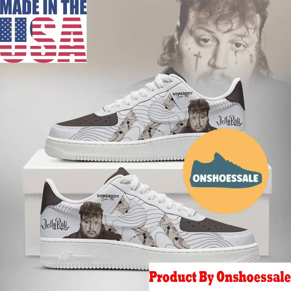 Somebody Jelly Roll AF1 Shoes, Gifts for Fans - Best Gift Shoes