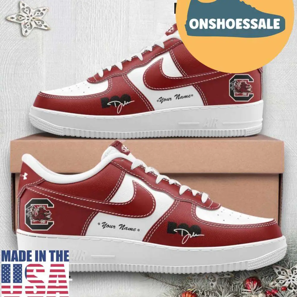 South Carolina Gamecocks Premium Air Force 1 Shoes, Gift For Fans - Best Gift Shoes South Carolina Gamecocks Premium Air Force 1 Shoes, Gift For Fans - Best Gift Shoes - Image 1