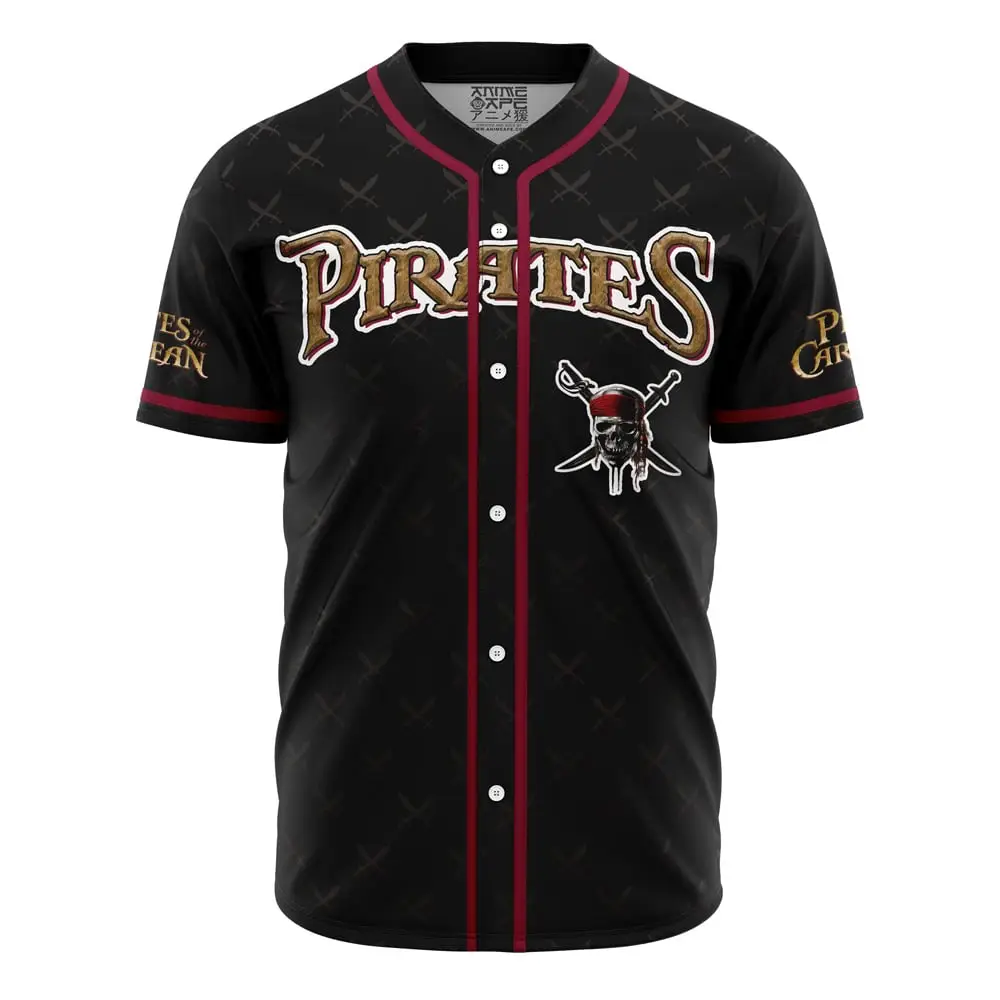Sparrow Pirates Of The Caribbean V2 Baseball Jersey