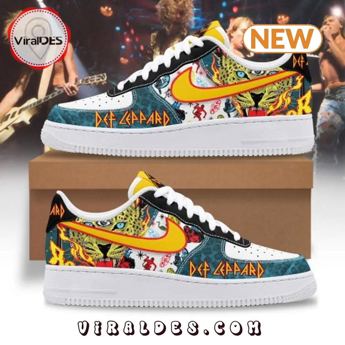 Special Def Leppard's Air Force 1 Sneaker