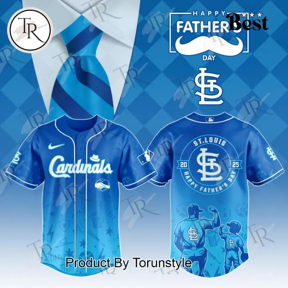 St. Louis Cardinals Father'S Day Jersey – Perfect Gift For Dad, High-Quality Fan Apparel