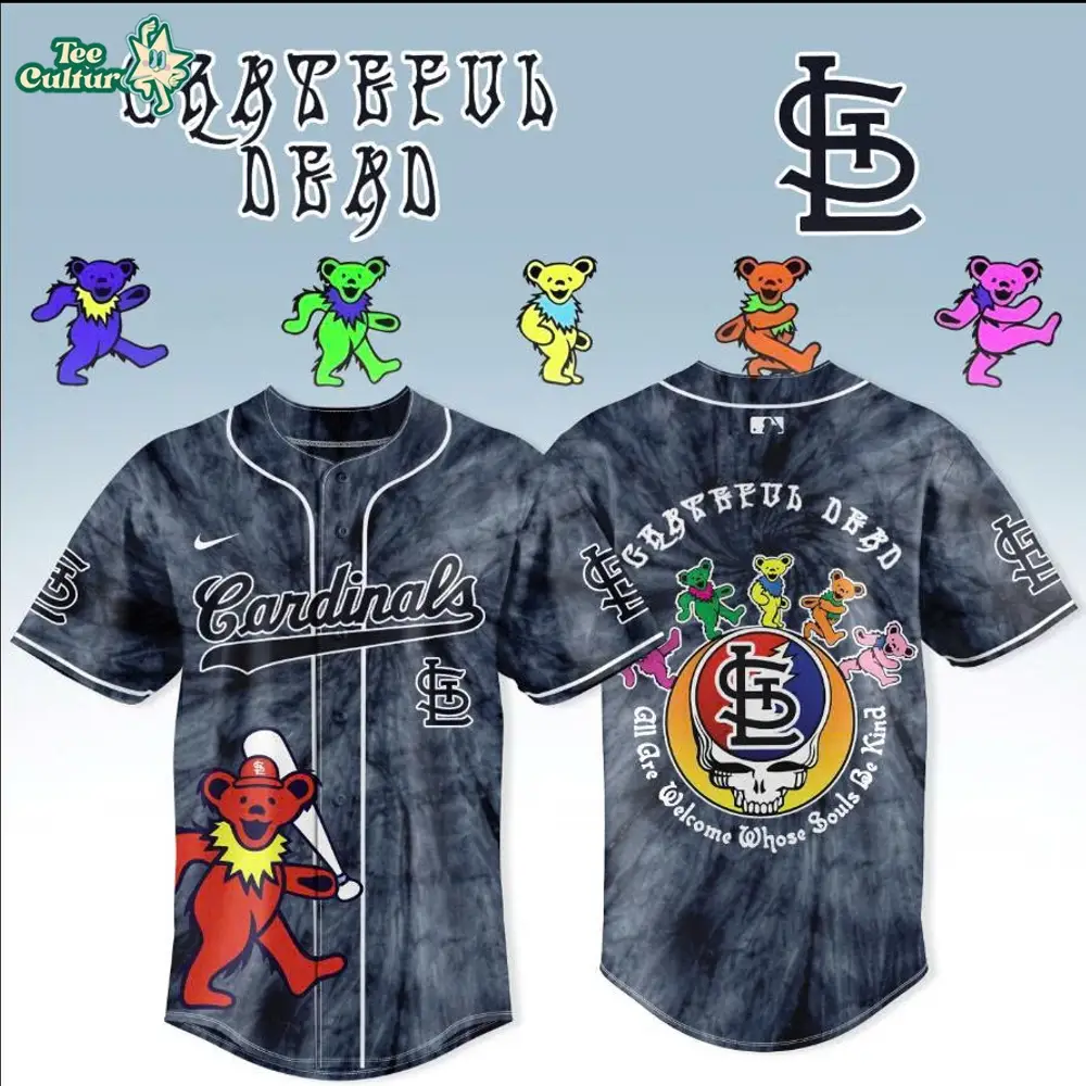 St. Louis Cardinals Grateful Dead Night x Mlb 2026 Edition Jersey