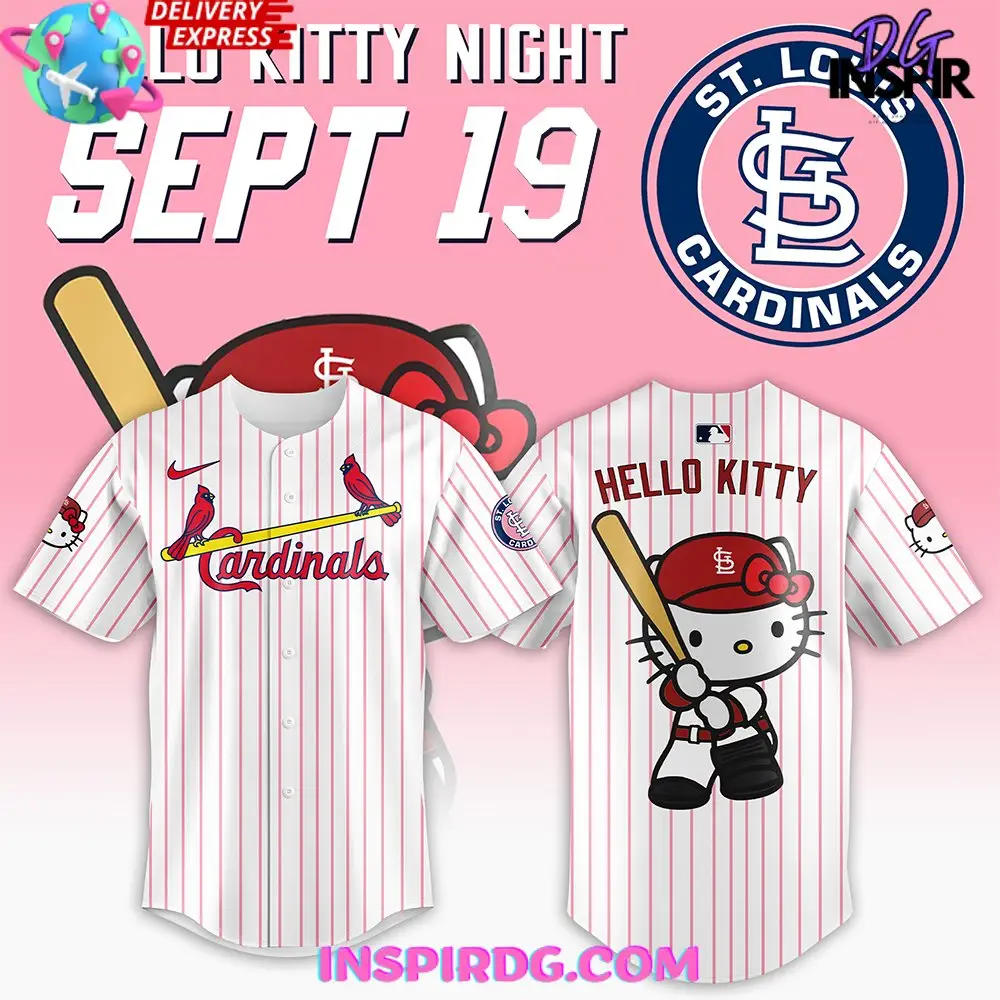 St. Louis Cardinals Hello Kitty Baseball Jersey