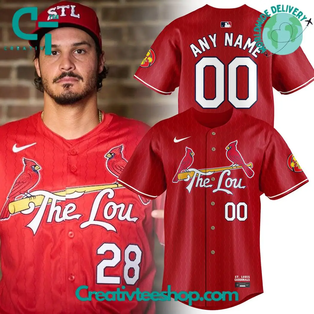 St. Louis Cardinals The Lou 2024 City Connect Baseball Jersey