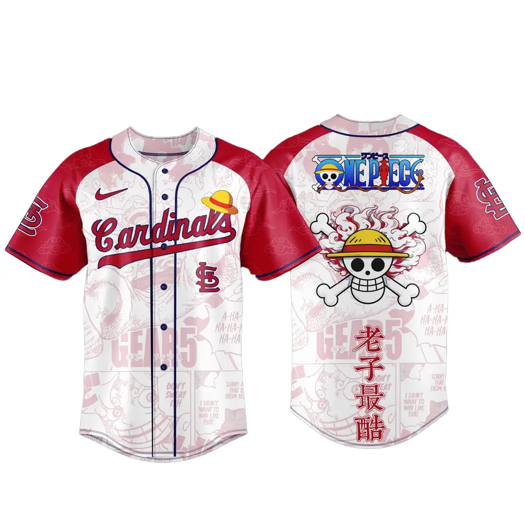 St. Louis Cardinals x One Piece Night 2026 Game Baseball Jersey - Tazila