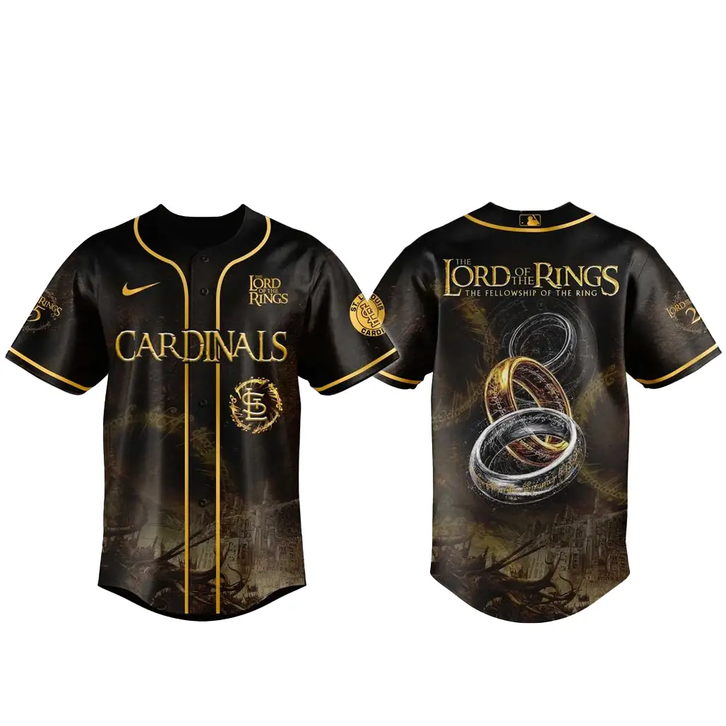 St. Louis Cardinals x The Lord Of The Rings Baseball Jersey - Tazila