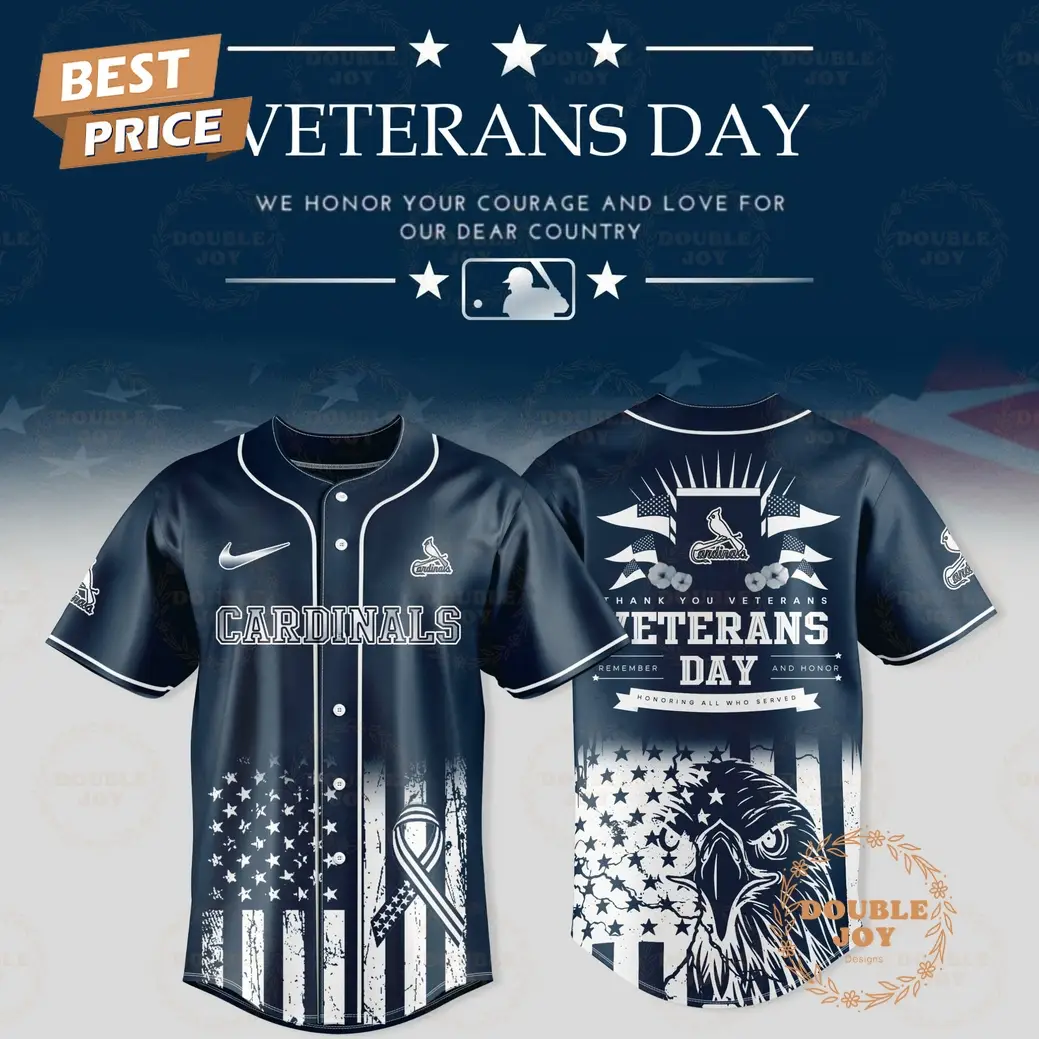 St. Louis Cardinals x Veterans Day Navy Edition 2025 Baseball Jersey