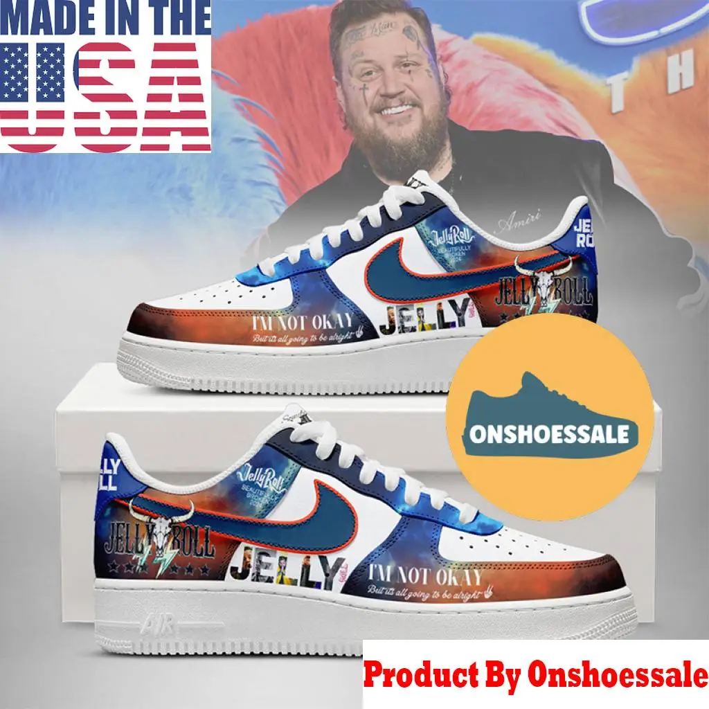 Star Jelly Roll AF1 Shoes, Gifts for Fans - Best Gift Shoes