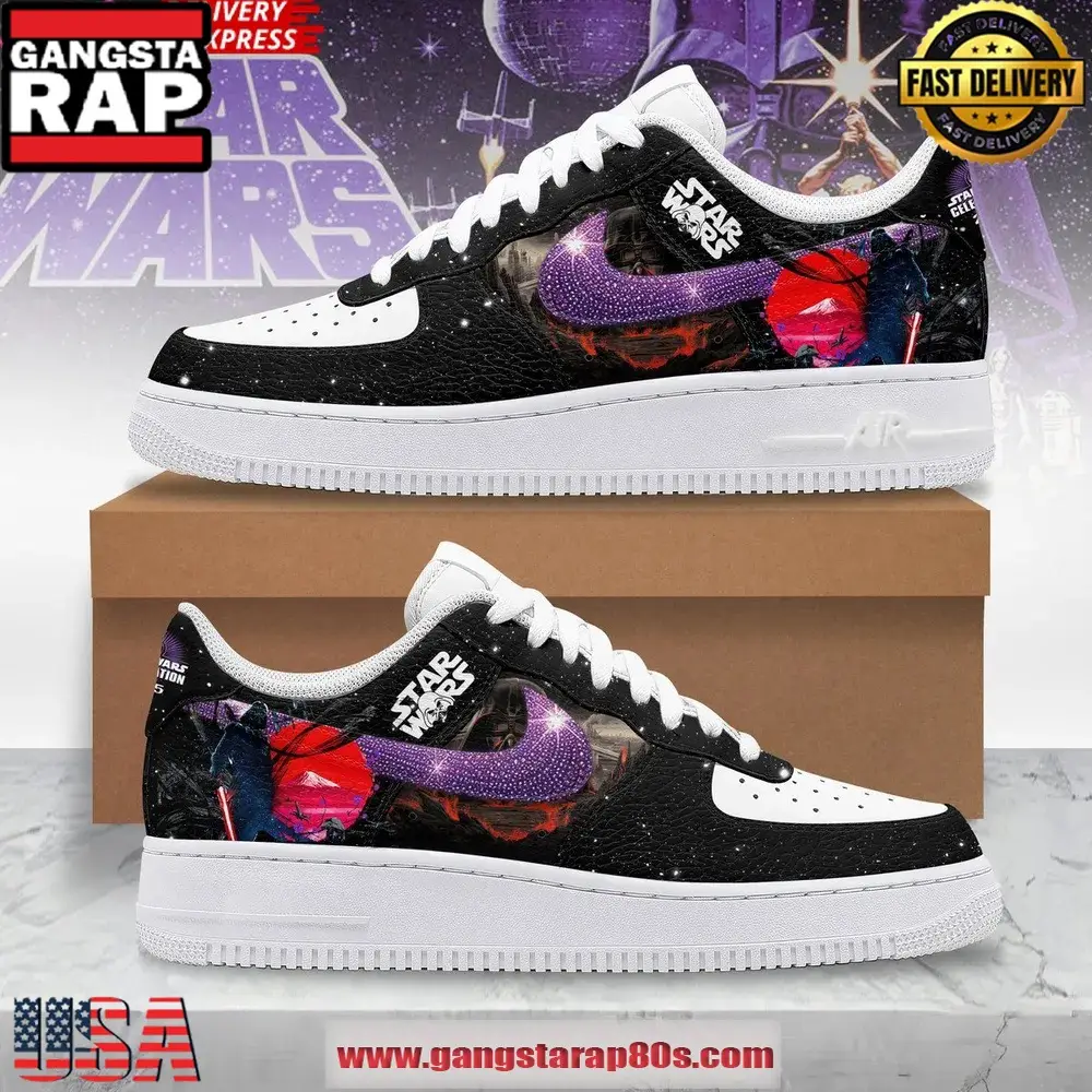 Star Wars Celebration 2025 Nike Special Edition Air Force 1 Sneakers Shoes Star Wars Celebration 2025 Nike Special Edition Air Force 1 Sneakers Shoes - Image 1