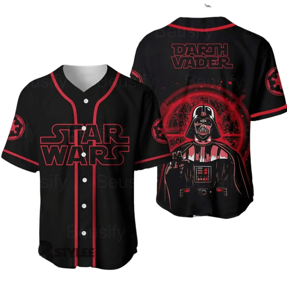 Star Wars Darth Vader Baseball Jersey - Iconic Dark Side Style For Fans