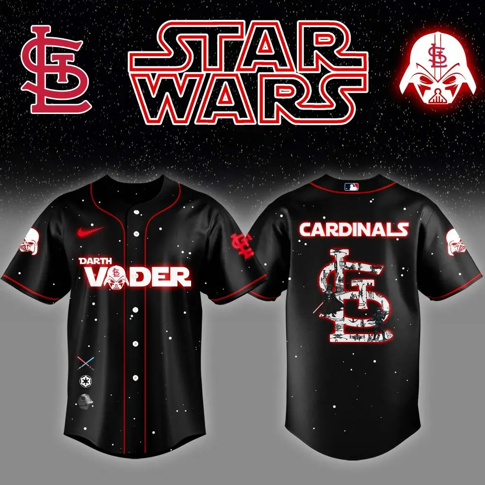 Star Wars Darth Vader Cardinals Baseball Jersey - Limited Edition Fan Gear