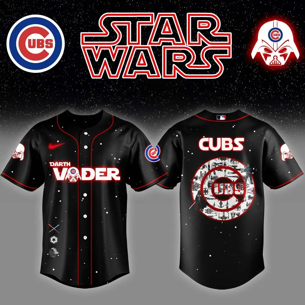 Star Wars Darth Vader Chicago Cubs Jersey – Limited Edition Fan Gear!