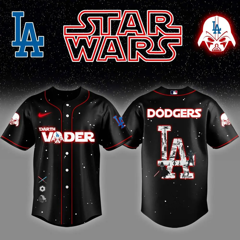 Star Wars Darth Vader Dodgers Jersey - Limited Edition Fan Gear