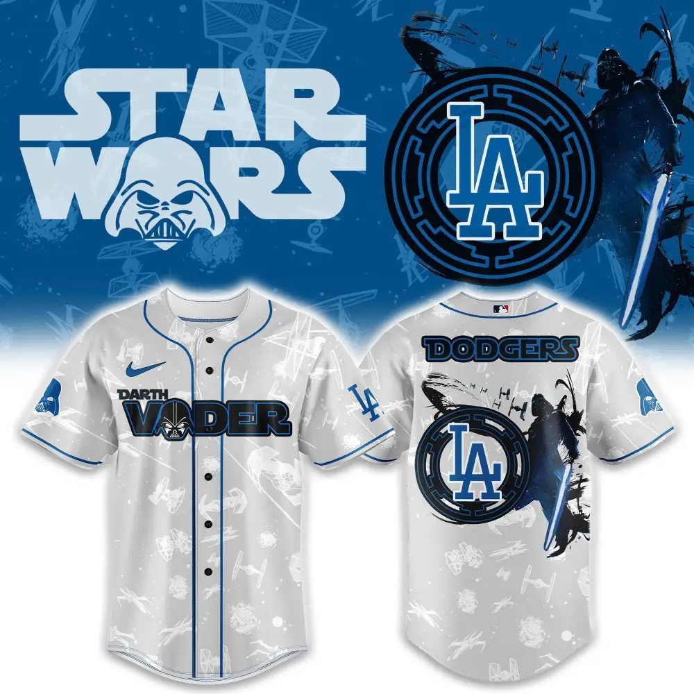 Star Wars Darth Vader La Dodgers Jersey - Official Mlb Fan Apparel For Ultimate Fans