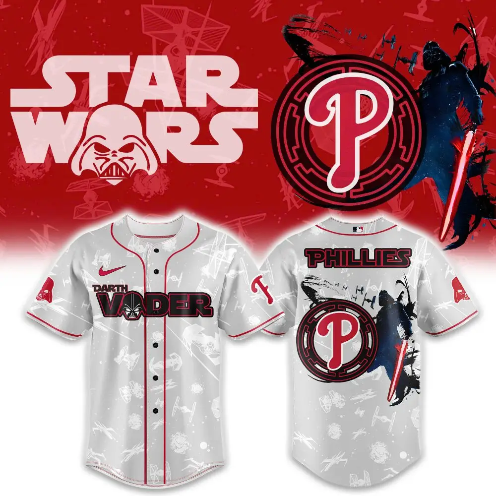Star Wars Darth Vader Phillies Jersey - Limited Edition Fan Gear