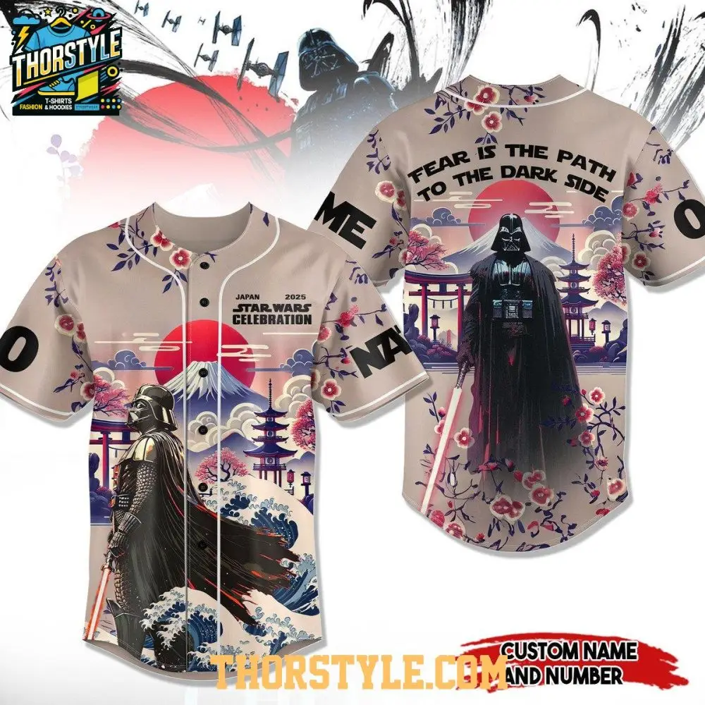 Star Wars Fear Is The Path To The Dark 2025 Custom Baseball Jersey