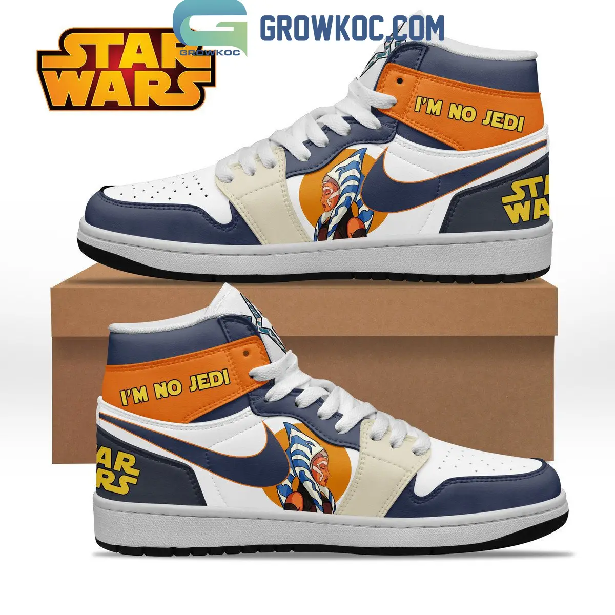 Star Wars I'm No Jedi Fan Air Jordan 1 Shoes