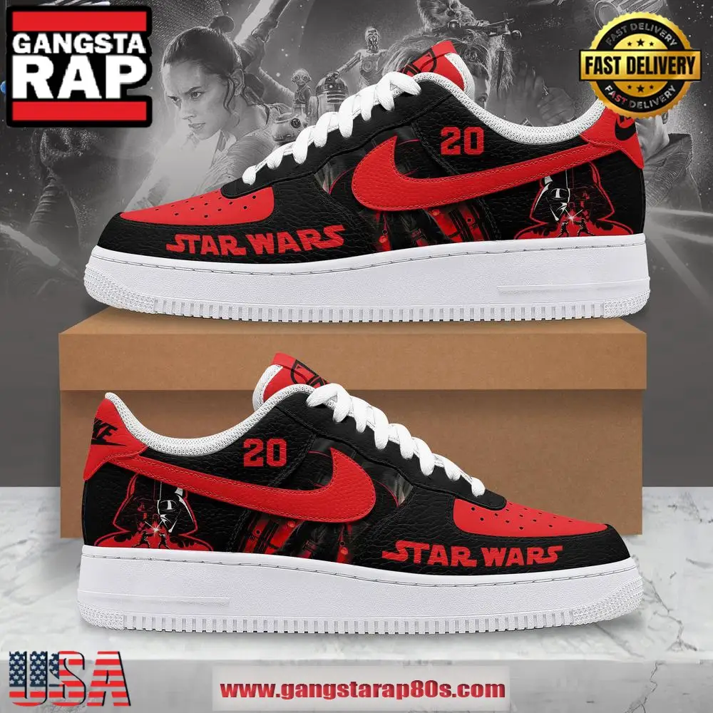 Star Wars Limited Edition Air Force 1 Running Sneakers Shoes Star Wars Limited Edition Air Force 1 Running Sneakers Shoes - Image 1