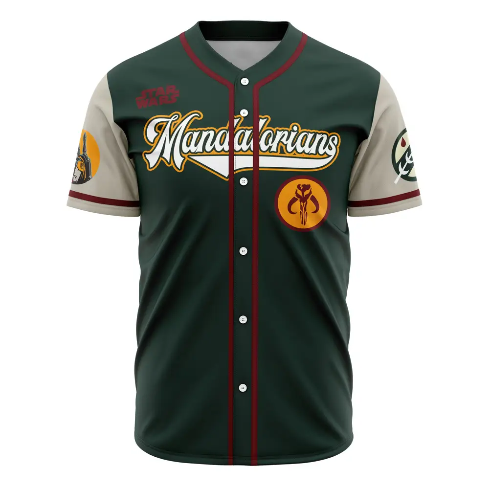 Star Wars Mandalorian Baseball Jersey - Premium Fan Apparel For Enthusiasts - Limited Edition Star Wars Mandalorian Baseball Jersey - Premium Fan Apparel For Enthusiasts - Limited Edition - Image 1