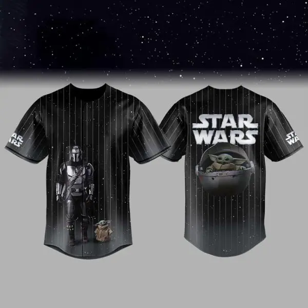 Star Wars Night 2026 The Mandalorian And Grogu Baseball Jersey Star War Merch Scifi Fan Gifts