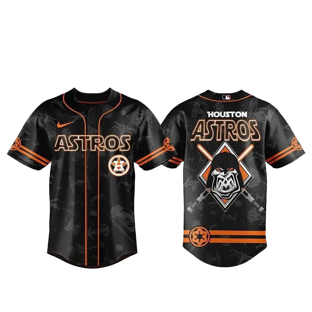 Star Wars Night x Houston Astro 2025 Baseball Jersey Shirt - Tazila