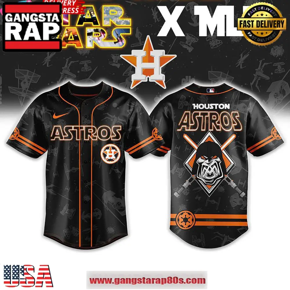 Star Wars Night x MLB Houston Astros 2025 Baseball Jersey Shirt Star Wars Night x MLB Houston Astros 2025 Baseball Jersey Shirt - Image 1