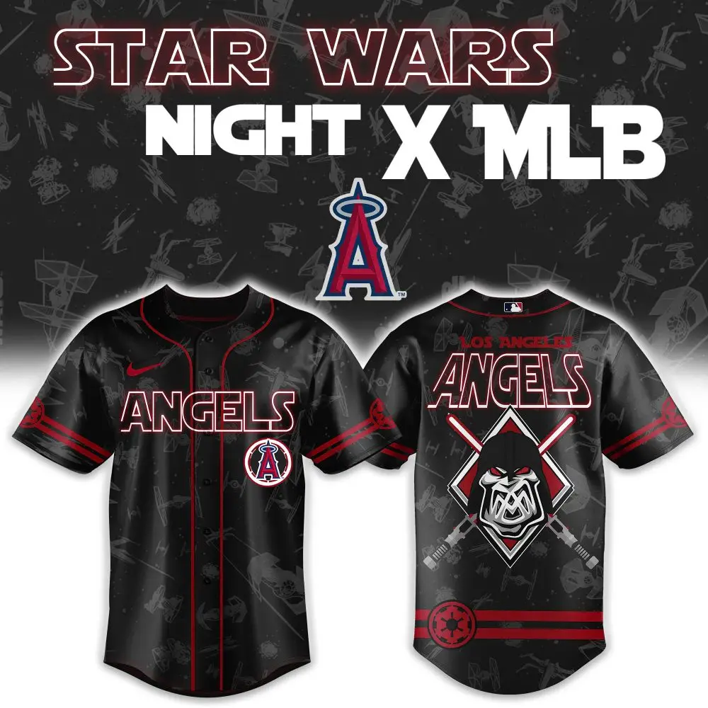Star Wars Night X Mlb Los Angeles Angels Jersey – Limited Edition Fan Gear