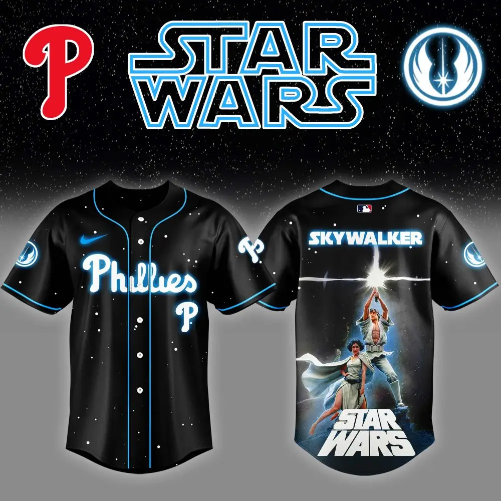 Star Wars Phillies Jersey - Limited Edition Skywalker Design For Fans