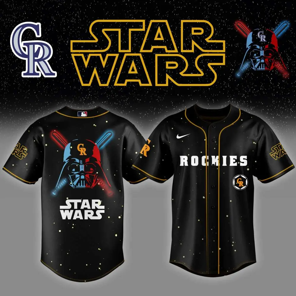 Star Wars Rockies Jersey - Limited Edition Darth Vader Design, Perfect For Fans!